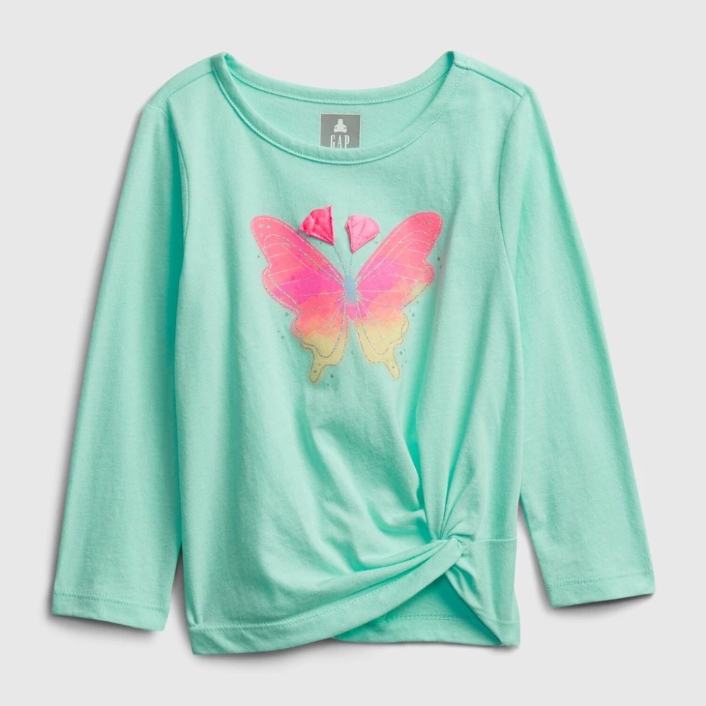 NEW Gap Butterfly Twist Shirt — 4T